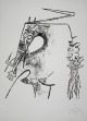 Wifredo Lam - Figure Blanche et noire, Lithografie, 1975, signiert, nummeriert verkocht voor € 110!