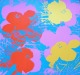 Andy Warhol - Flowers, Original Farbiebdruck von 1970. RAR! verkocht voor € 95!