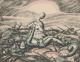 Dora Brandenburg-Polster - FRAUENOPFER Handsignierte & handkolorierte OriginalLithographie der MÜNCHENer Illustratorin 1914 verkocht voor € 85!