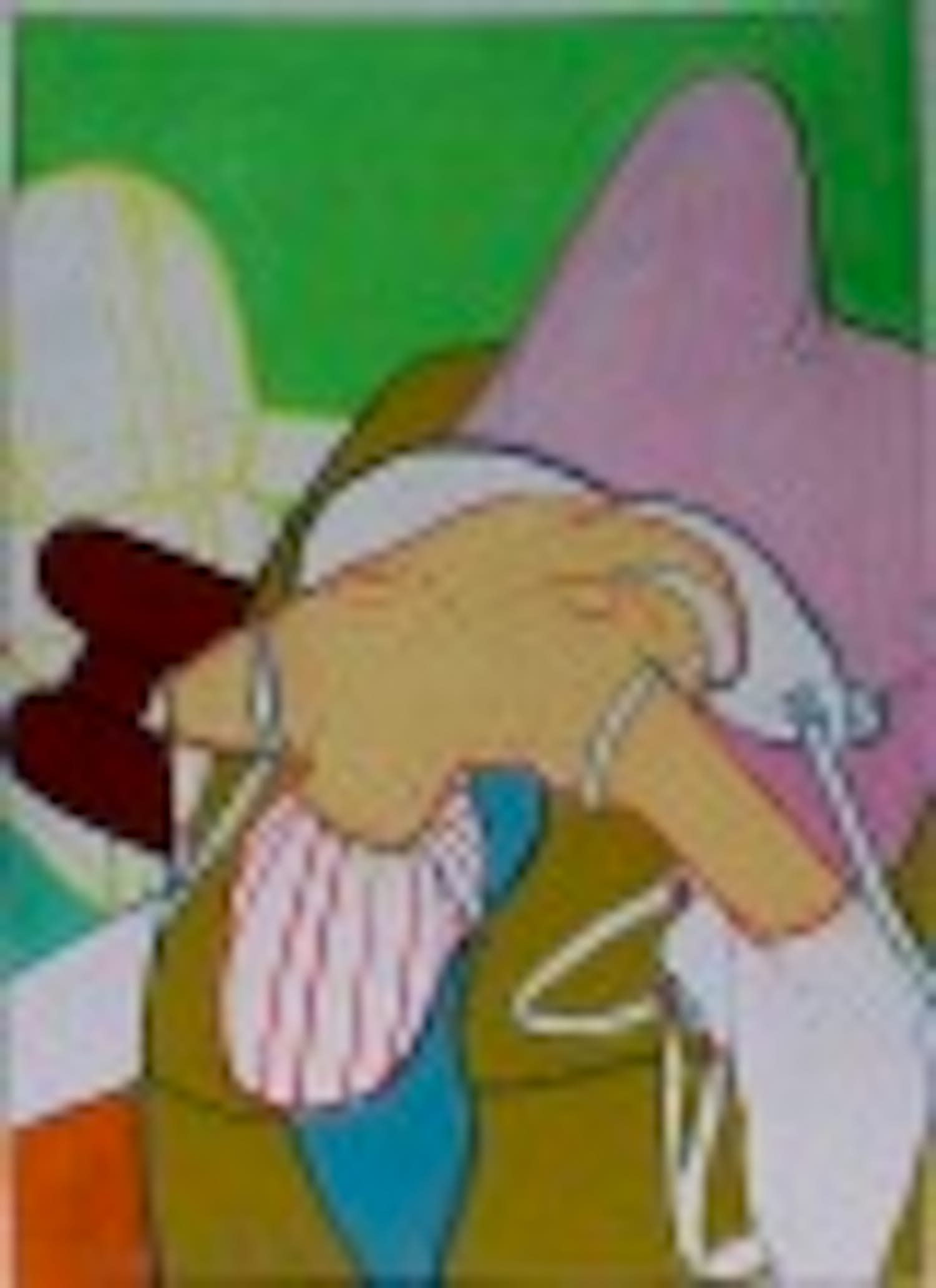 Hans-Joachim Spesshardt - Fremde Mädchen. 6 Siebdrucke , 1 Pastell 1969 verkocht voor € 150!