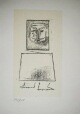 Max Ernst - Frottagen - Lithografie von 1973 verkocht voor € 40!