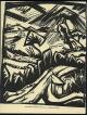 Erich Heckel - Frühlingslandschaft, Holzschnitt 1918 verkocht voor € 600!