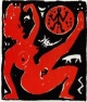 A.R. Penck - Für Bitterfeld, signiert, e.a. verkocht voor € 980!