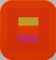 Georg Karl Pfahler - Geometrische Farbkomposition in schönem Orange / Signierte Grafik! verkocht voor € 100!