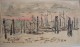 Alfred Mahlau - Glückstadt i. d. Dämmerung Aquarell Alfred Mahlau 1954 verkocht voor € 50!