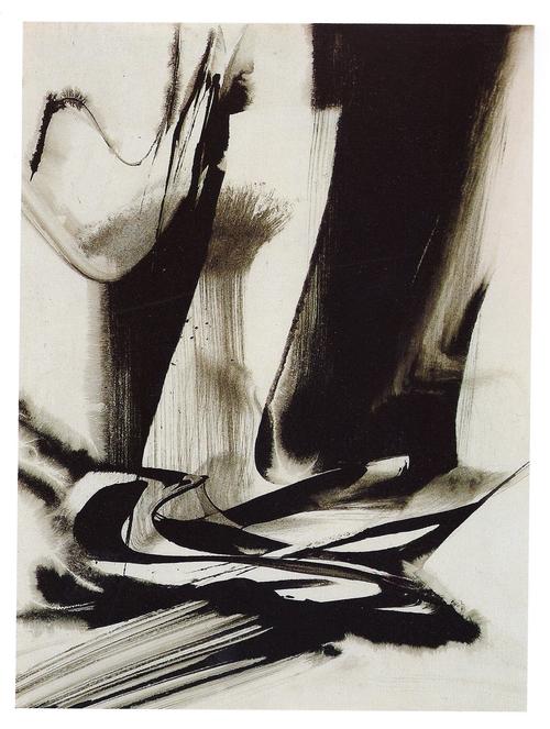 Karl Otto Gotz - GRAFIK von 1991, brillanter Offsetdruck von MOURLOT, Paris verkocht voor € 48!