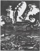 Erich Heckel - Grosse Wolke, orign Holzschnitt, 1961/1975 verkocht voor € 69!