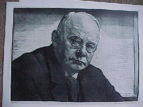 Hermann Kätelhön - Gustav Knepper,Lithographie, ca. 1920-1930 verkocht voor € 50!
