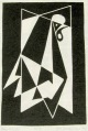 Otto Coenen - HAHN, Originallinolschnitt 1949/81 verkocht voor € 45!
