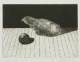 Dieter Asmus - Hahn und Ball, handsignierte Radierung 1967, Auflage 250 verkocht voor € 89!