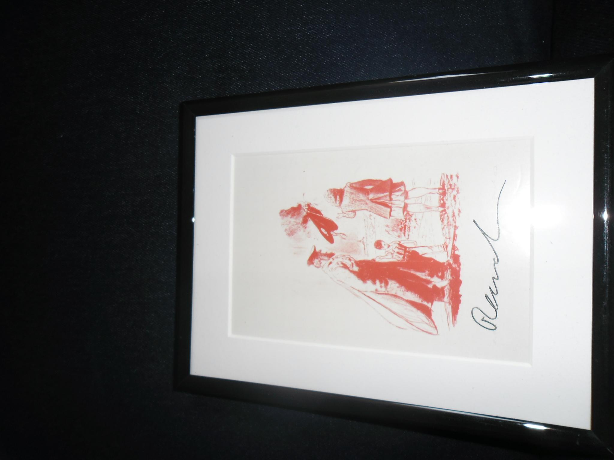 Neo Rauch - handsignierte Postkarte, schönes Multiple verkocht voor € 40!