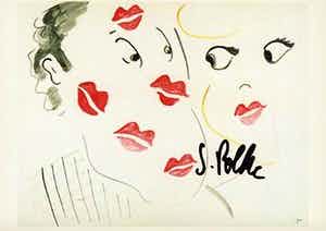 Sigmar Polke - handsigniertes Multiple - KPK - KUSS, KUSS - 1965 verkocht voor € 45!