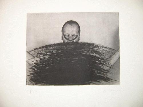 Arnulf Rainer - Harfe, 1978 verkocht voor € 320!