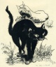 Josef Hegenbarth - Hegenbartth, Zwei Katzen, Lithografie verkocht voor € 80!