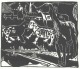 Heinrich Campendonk - Heinrich Campendonk,Landschaft mit Ziegen und Wildkatzen,Orig.Holzschnitt von 1921 verkocht voor € 110!