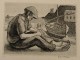 Herbert Tucholski - Herbert Tucholski Radierung signiert verkocht voor € 80!