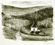 Gerhard Marcks - Hermannkapelle.Orig. Lithograhie aus den 70er Jahren,handsign.u.als Pr(obe) bezeichnet. verkocht voor € 165!