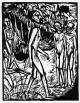 Erich Heckel - Holzschnitt Männer am Strand verkocht voor € 281!