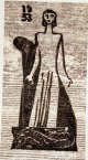 Rolf Müller-Landau - Holzschnitt, monogrammiert, 1953 verkocht voor € 70!
