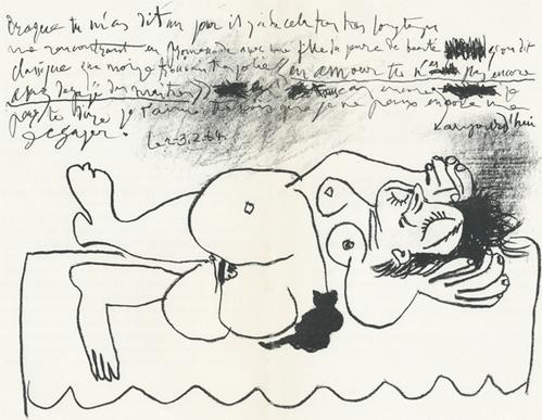 Pablo Picasso - Hommage à Georges Braque, Lithographie, 1964 kopen? Bied vanaf 110!