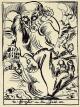 Ludwig Meidner - Horcher in die Zeit, Lithographie 1918 verkocht voor € 45!