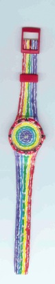 Otto Piene - IRIS - Armbanduhr - Chaos Watch Edition Nr. 12--Sammlerstück verkocht voor € 35!