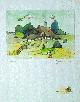 Horst Eckert Janosch - Janosch-Grafik: Hase und Haus (handsigniert und nummeriert) verkocht voor € 45!