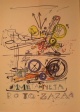 Jean Tinguely - Jean Tinguely: ROTO ZAZA, Offsetlithographie, 1972 verkocht voor € 64!