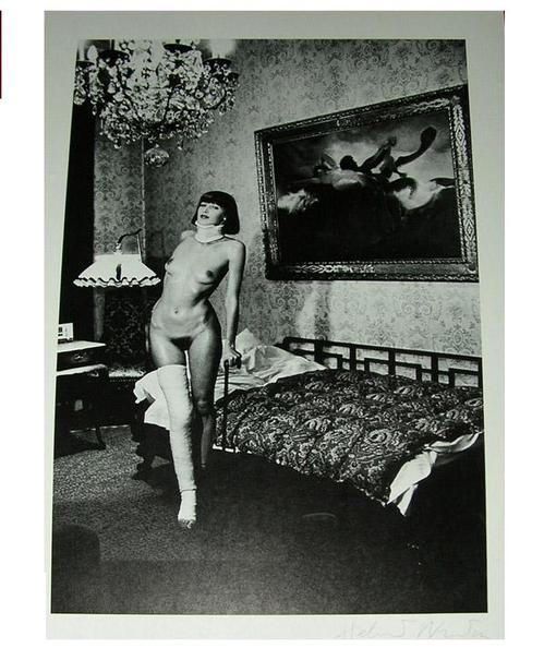 Helmut Newton - Jenny Kapitän, Handsigniert. Vintage. verkocht voor € 350!