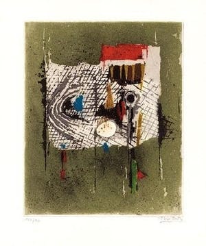 Johnny Friedländer - Farbradierung mit Aquatinta, signiert kopen? Bied vanaf 250!