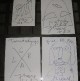 Jonathan Meese - Jonathan Meese, 4 Orginalzeichnungen - handsigniert verkocht voor € 1200!