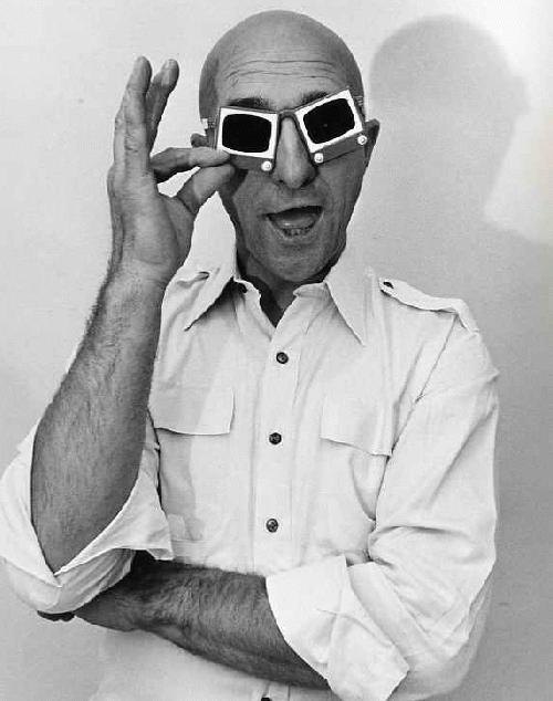 Ingo Barth - Jürgen FEINDT mit FERNSEHBRILLE - Portrait des genialen deutschen TANZKOMIKERS -Handabzug signiert verkocht voor € 110!