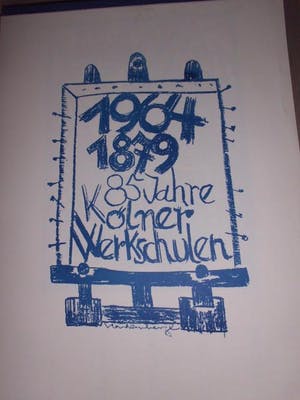 Friedrich Vordemberge-Gildewart - KALENDER 1964 - 85 Jahre Kölner Werkschulen 12 sign. Blätter Vondemberge kopen? Bied vanaf 150!