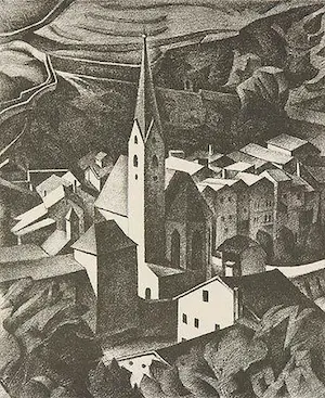 AcheterAlexander Kanoldt - Klausen, Original Lithographie 1922? Enchérissez de 80!