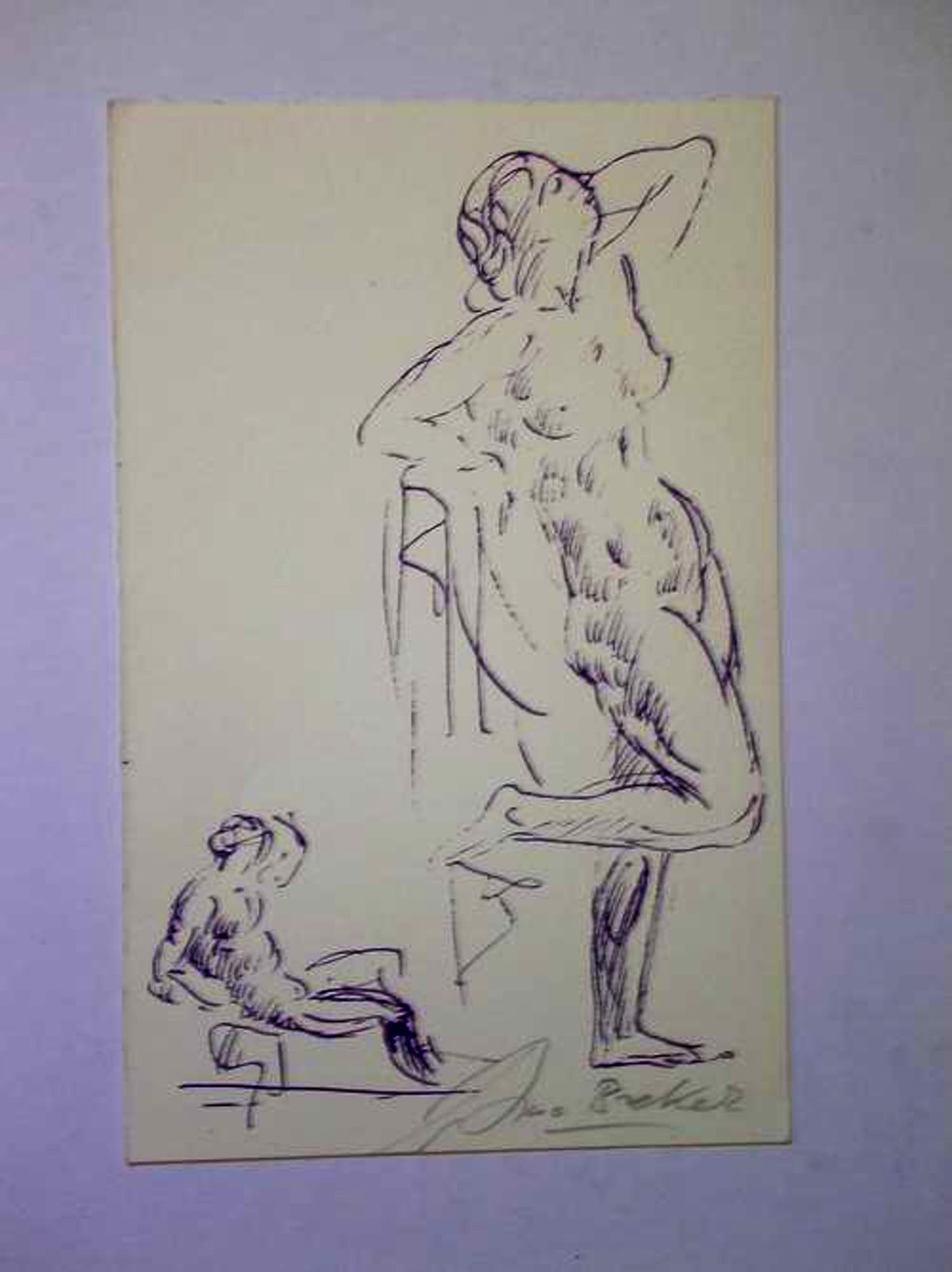 Arno Breker - Kleine, feine Grafik auf Bütten, handsigniert, Maße 12 x 18 cm kopen? Bied vanaf 265!