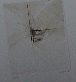 Gabriele Grosse - Kleiner Flieger, Radierung 1976 verkocht voor € 40!