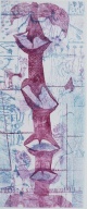 Ursula Schultze-Bluhm - Komposition, Farbradierung, 1967, signiert, datiert verkocht voor € 75!