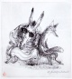 A. Paul Weber - Konsultation, handsignierte Lithographie verkocht voor € 55!