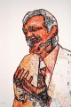 Leon Golub - Kopf, Seriegraphie, o.J. verkocht voor € 45!