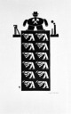 Augustin Tschinkel - Kritische Grafik der Weimarer Zeit, Handsignierter Linolschnitt, 1932, Kohle verkocht voor € 60!