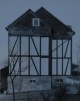 Bernd Und Hilla Becher - Kunstpostkarte, Motiv "Fachwerkhaus, Gosenbach, 1959&quot;, handsigniert verkocht voor € 50!