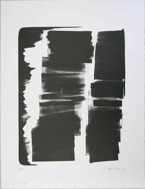 Buy Hans Hartung - L 6, 1974, signiert, nummeriert? Bid from 380!