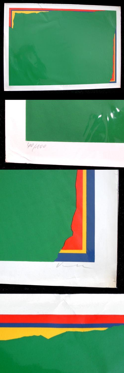 Rudolf Vombek - L7/72c. Farbsiebdruck, 1972. verkocht voor € 40!