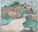 Kurt Muhlenhaupt - Landschaft in Jerusalem.Orig.Rad.v.1976,aquar.sign.betitelt u.num. verkocht voor € 95!