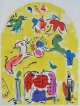 Marc Chagall - LEVI - 1962 - Original Farblithographie aus dem Zyklus VITRAUX pour JERUSALEM ( Mourlot CS 14 ) verkocht voor € 145!