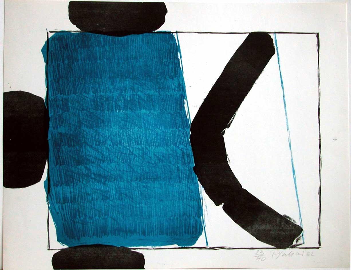 Georg Karl Pfahler - Lithografie 1962 verkocht voor € 200!