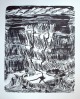 Per Kirkeby - Lithografie auf Bütten - sig/dat verkocht voor € 350!