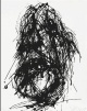 Max Uhlig - LITHOGRAPHIE hommage à de kooning KOPF 1986 verkocht voor € 120!