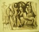 Mac Zimmermann - Lithographie in zwei Farben, handsign., 1962, 3/15 verkocht voor € 120!