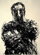 Max Uhlig - LITHOGRAPHIE "Bildnis L.&quot; 1990 PROBEDRUCK verkocht voor € 170!